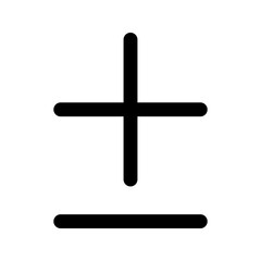 Obraz premium mathematics line icon