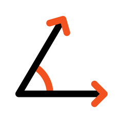 acute outline color icon