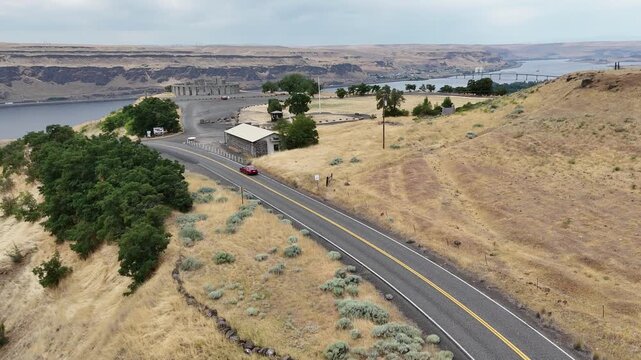 Stonehenge Memorial Overlooking Columbia river