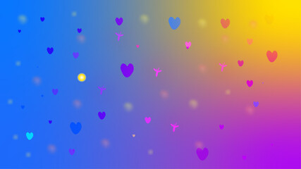 Dreamy Hearts Background,
Heart Shapes Background for Valentine's Day.