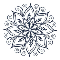 vector floral ornament