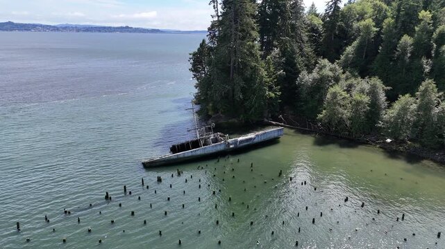 USS Plainview AGEN-1 ship wreck columbia
