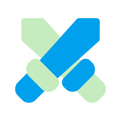 battle duo tone icon