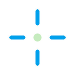 crosshair duo tone icon