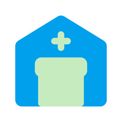 hospital duo tone icon