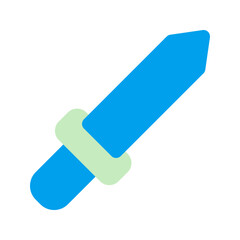 sword duo tone icon