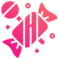 candy gradient fill icon