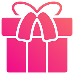 gift gradient fill icon