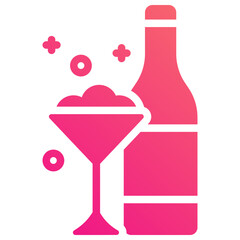 beer gradient fill icon