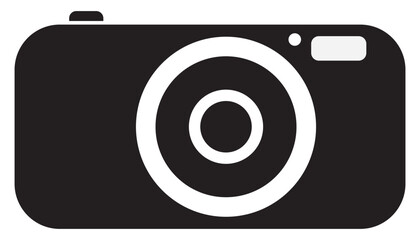 Camera Icon in trendy flat style isolated on white background. Camera symbol for your web site design, logo, app. Vector illustration