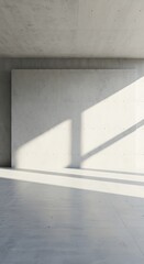 コンクリート空間の光と影