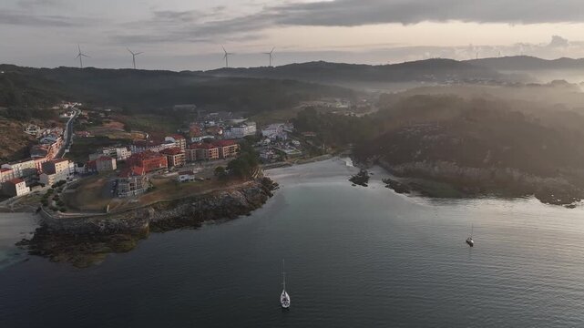 Corme Puerto en la Costa da Morte de Galicia