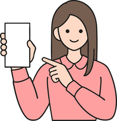 young woman with a smartphone