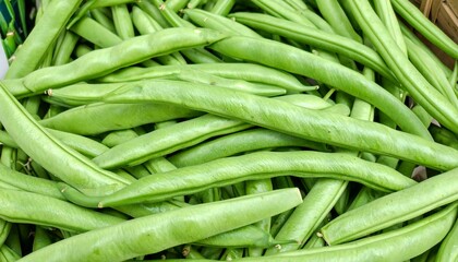 Obraz premium Fresh green beans