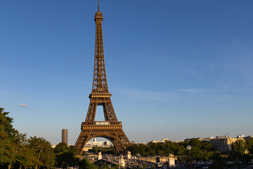 Fototapeta premium Paris, historical architecture of the city. Eiffel Tower. Paris France.