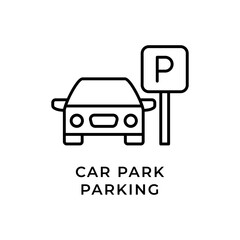 Car Park Parking Icon