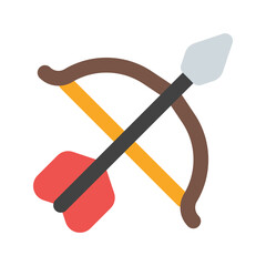 archery flat icon