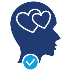 Belief Flat Blue Icon