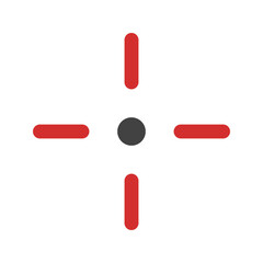 crosshair flat icon