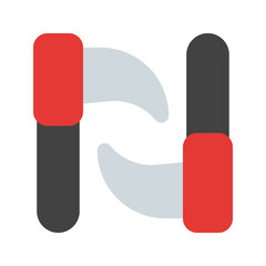 kusarigama flat icon