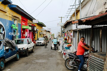 busy streets in Nicaragua