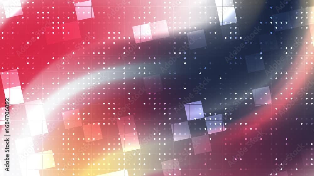 Poster abstract digital artwork with blurred colorful geometric shapes, perfect for web design backgrounds 