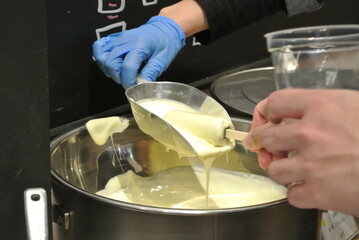 self-service style ice cream