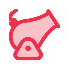 Obraz premium cannon outline fill icon