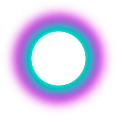 Vibrant Radial Aura With A Purple And Turquoise Gradient Ring