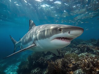 Fototapeta premium a shark photo so nice image background