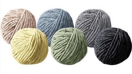 Colorful Yarn Balls for Knitting and Crafting Projects