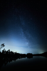 night sky with stars