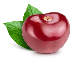 Cherry isolated on white Clipping Path