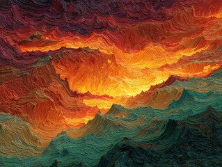Abstract colorful lava marble texture background with vibrant bright palette, intricate digital art style, ultra HD sharp focus hyper-realistic quality.