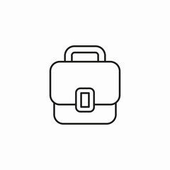 professional business bag icon sign vector