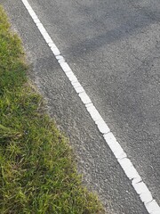 Expressway edge in rural Asia