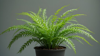 Obraz premium PNG Maidenhair fern plant houseplant minimalist.