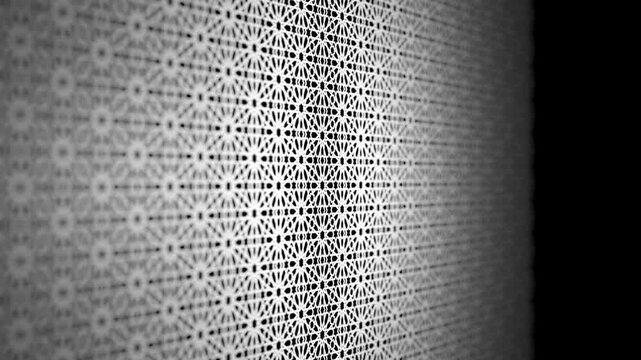 Islamic geometric pattern with camera move. Loops.
Islamic geometric pattern with intricate star motifs. Loops. Shallow depth of field.