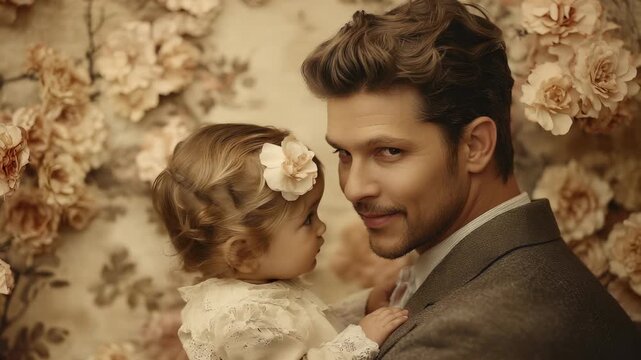 Cherished parent tribute: strong guide, wise protector, loyal mentor, loving friend, holiday honor, trusted presence, family support, gentle heart, admired father, caring role, devoted figure