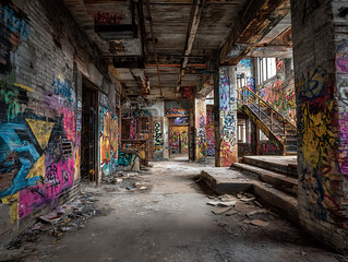 Fototapeta premium Derelict Building