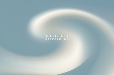 Elegant Swirl Abstract Blue and Beige Background Design vector perfect for digital wallpapers, web design, posters, covers, and creative branding projects.