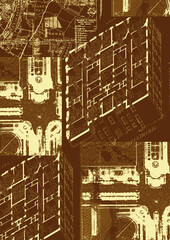 abstract grunge background with grunge effect