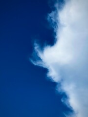 blue sky with clouds