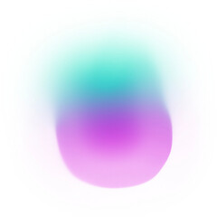 Modern Abstract Graphic With A Vibrant Purple And Turquoise Swirl