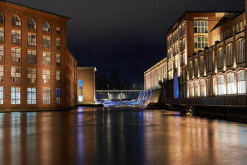 Beautiful old architecture in Tampere city
