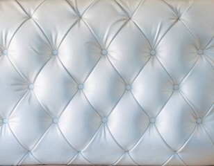 Seamless texture showcasing realistic white leather panels pattern
