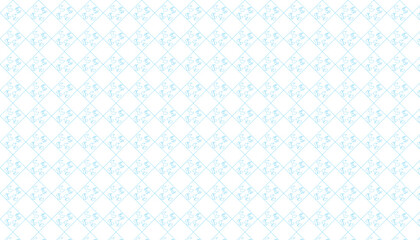 Blue Anchor Pattern on White Background seamless