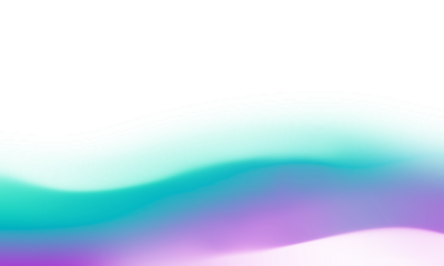 Abstract With A Vibrant Purple And Turquoise Corner