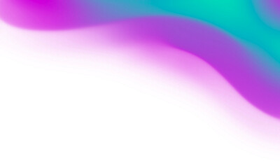 Abstract With A Vibrant Purple And Turquoise Corner