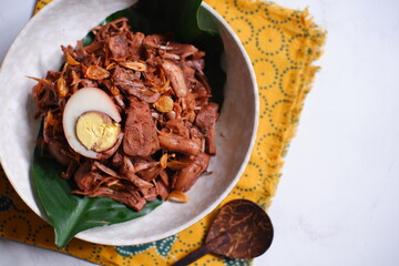 gudeg Jogja in a bowl 